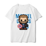 Marvel T Shirt Marvel Co-Branded T-shirt Avengers Half Sleeve