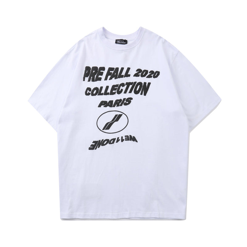 We11 Done T Shirts Lettered Casual Loose Cotton Same Style for Men and Women