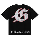 Godspeed T Shirts Skull Baseball Players Printed Cotton Casual Short Sleeves Men and Women
