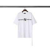 We11 Done T Shirts Men's and Women's Same Loose Letter Printing
