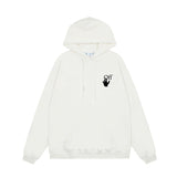 OFF WHITE Hoodie Trendy Street Style Personalized Cotton