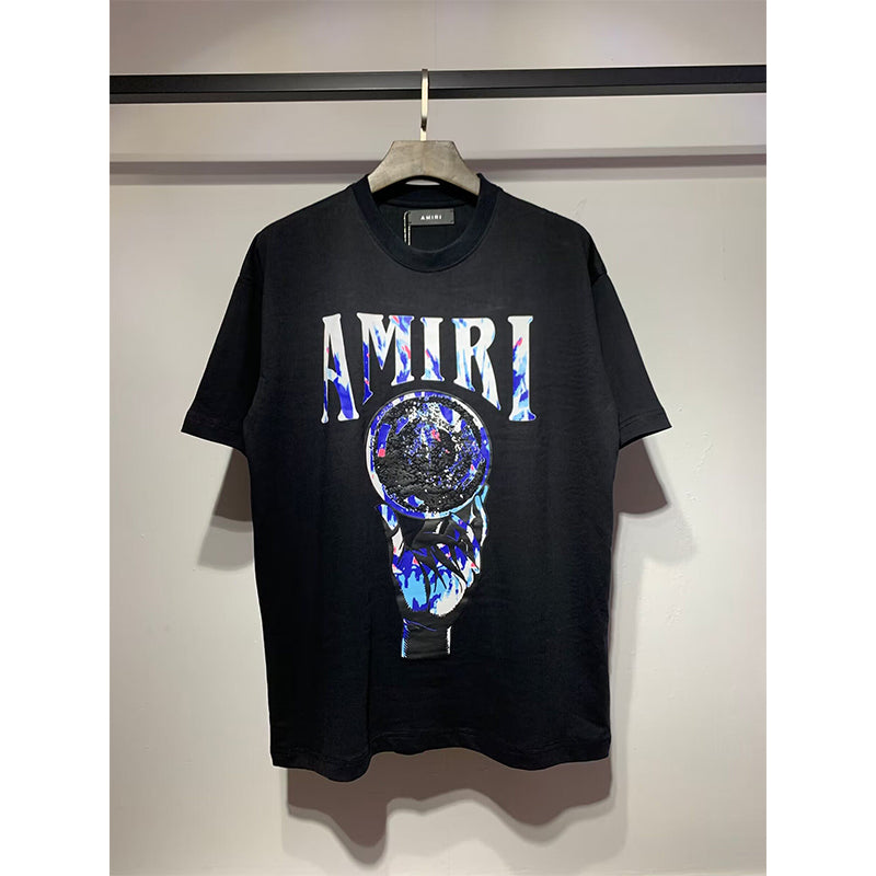 Amiri T Shirts Fashion Print Couple High Street