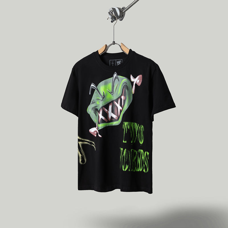 Travis Scott T Shirts x WWE SS25 Cockroach DX short-sleeved T-shirt