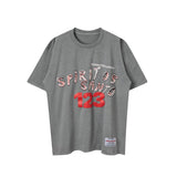 RRR123 T-shirt Distressed Loose T-shirt