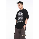 Unisex T-Shirts FOG Vintage Portrait Print Old Short Sleeves