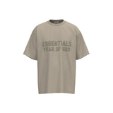 Fog Essentials T shirt Flocking Logo Loose T shirt