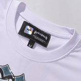 Godspeed T Shirts Astronaut Robot Printed Cotton Casual Short Sleeve Men and Women