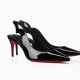 Louboutin-style red bottom shoes fashion style gridsclelegant test empty red bottom nude pink high heels.cm pointed toe sandals