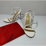 Louboutin-style red bottom shoes exportcl red bottom high heels socialite style elegant one-strap sandals socialite elegantsexy snake-shaped open-toe women's shoes