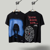 Travis Scott T Shirts Cactus Jack x Utopia Tour Utopia joint tour horror face short sleeve
