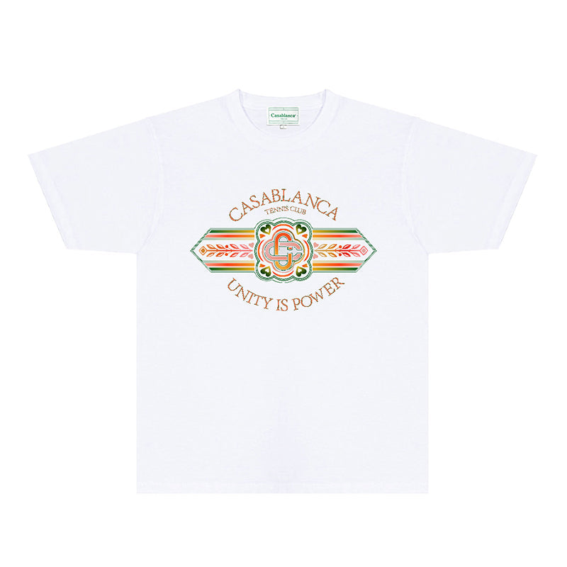 Casablanca T Shirts Fashion Print Street