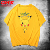 Men and Women Pokemon Pikachu T Shirt Pikachu Short Sleeve T-shirt