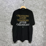 Amiri t shirts earth letter printing short sleeve