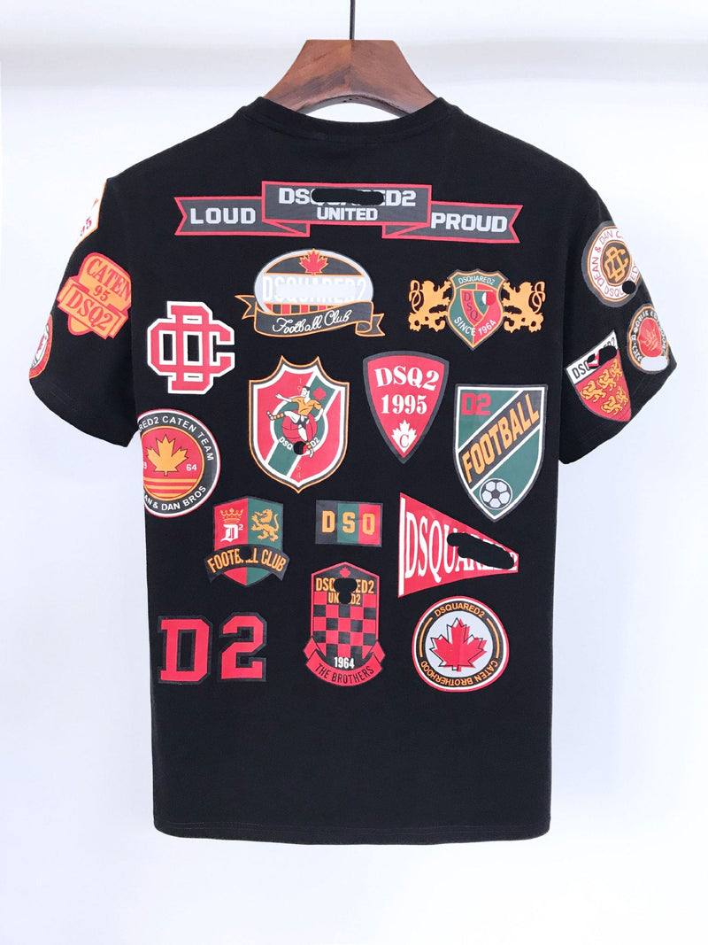 Dsq2 T Shirt Casual Sports Printed Short Sleeve Summer Men