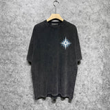 Amiri washed t-shirt star shield short sleeve