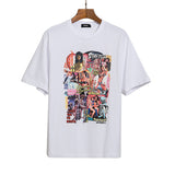 We11 Done T Shirts Letters Badge Printed Oversize Loose Couple