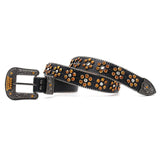 Hip-hop punk rhinestone belt punk style