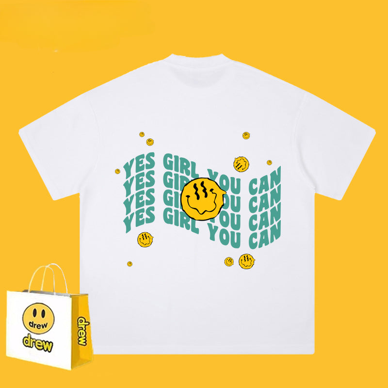 Drew T Shirts Printed Short Sleeve Loose round Neck