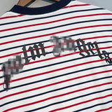 Palm Angels T Shirts Letter Stripes Short Sleeve T-shirt Male Half Sleeve