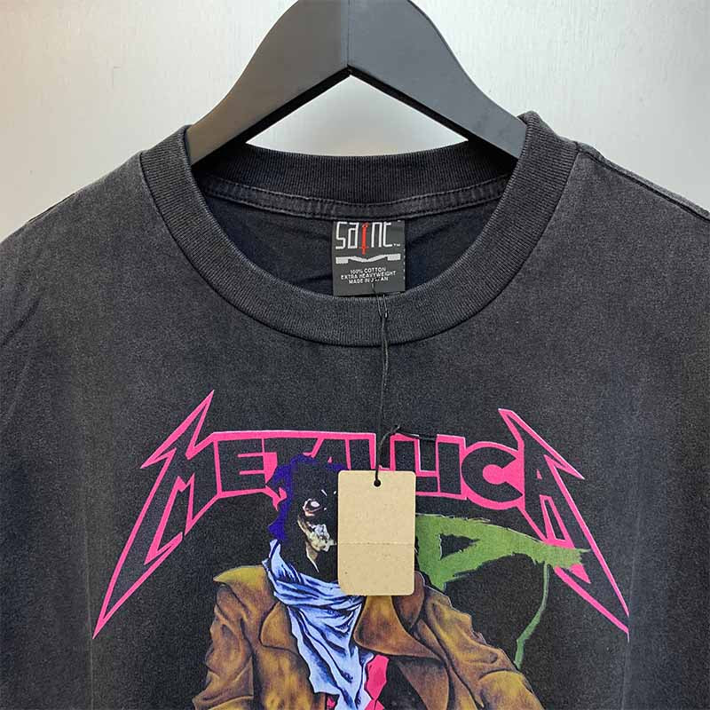 SAINT MICHAEL Vintage T Shirt Tour Limited FOG Earth Lizard Man Short Sleeve