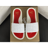 Louboutin-style red bottom shoes wind clmen's slippers red bottom non-slipabrasion resistant breathable fashiontrendy men's shoes hot style