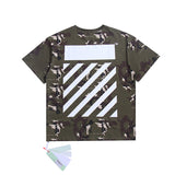 Off White T Shirts Tie-Dye Process Loose Men'S And Women'S Same Style Pure Cotton Short Sleeves