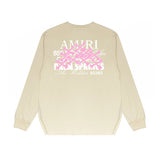 Amiri Long Sleeved Shirt Printed Trendy Pure Cotton