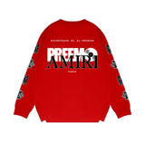 Amiri Long Sleeved Shirt Printed Trendy Pure Cotton