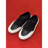 Louboutin-style red bottom shoes original box clexport canvas patchworkcasualflats men's whitetie back sneakers new arrivalflats shoes travel shoes