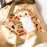 Shark Print Coat Golden Autumn And Winter Men And Women Teenagers Fashionable Cotton Coat Jacket Coat Cotton-Padded Jacket