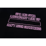 Synaworld T Shirts central cee Short Sleeve Classic Letter Print Loose Casual T-Shirt