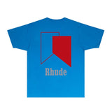 Rhude T Shirts Printed Trendy Pure Cotton