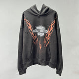Men Vintage T-Shirts vintage American Vintage Loose Couple Hooded Sweater