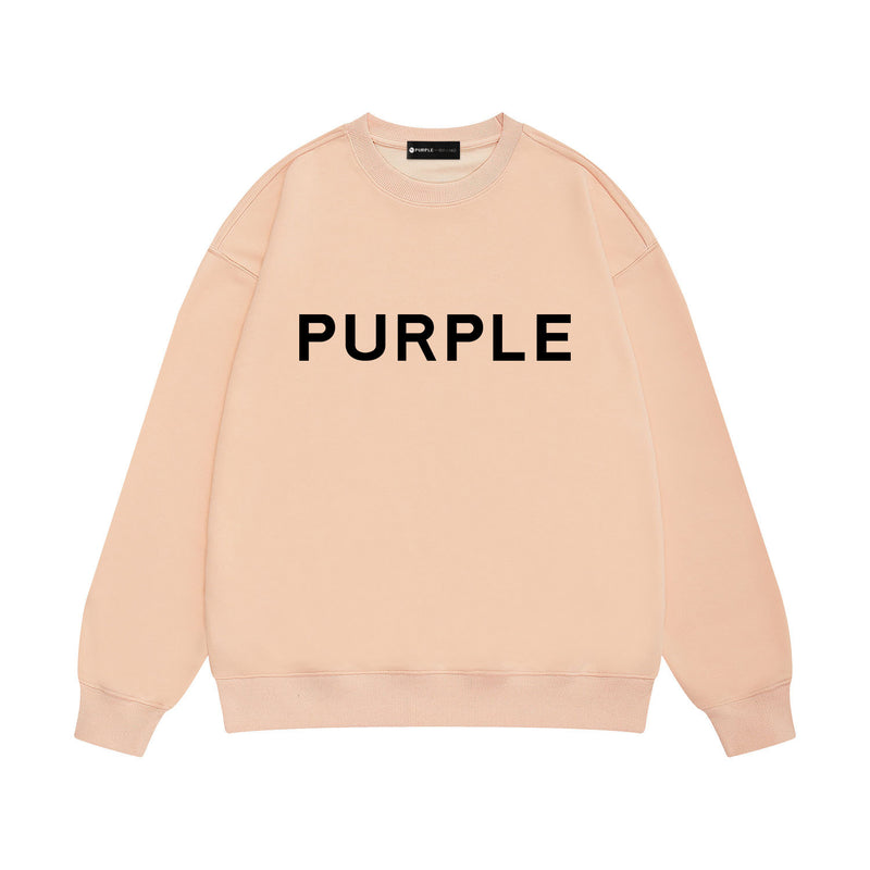 Purple Brand Sweatshirt Loose Crew Neck Sweater