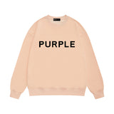 Purple Brand Sweatshirt Loose Crew Neck Sweater