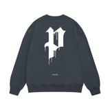 Purple Brand Sweatshirt Loose Crew Neck Sweater