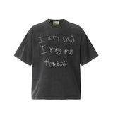 Unisex T-Shirts Vintage GALLERY DEPT Loose T-Shirts