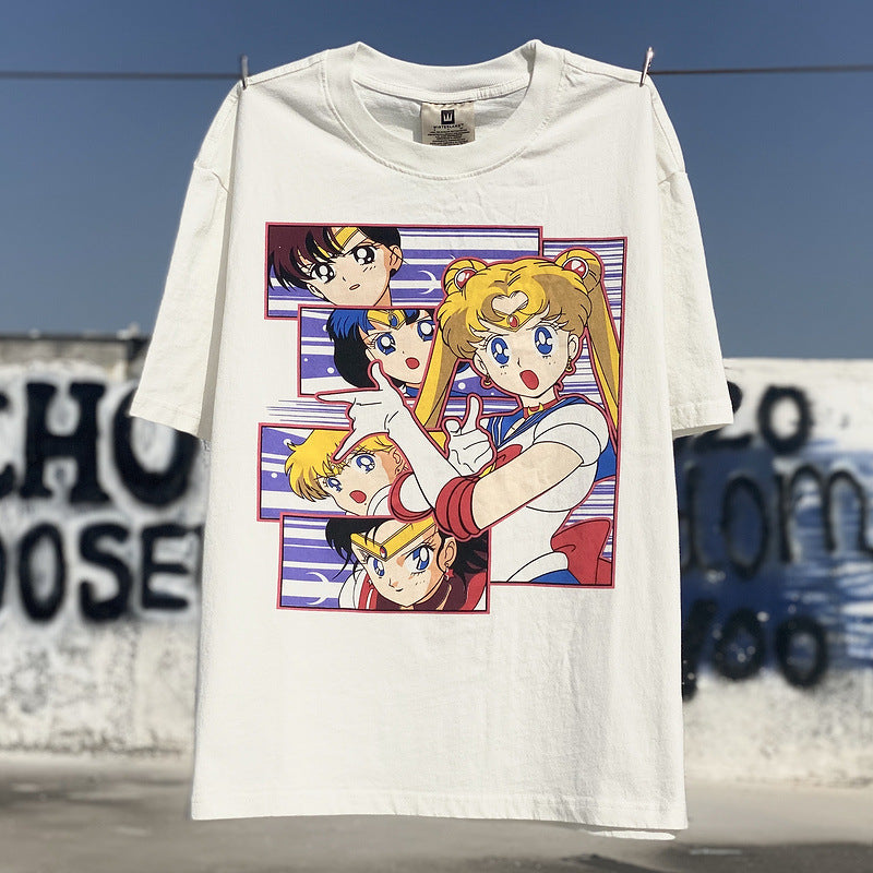 Mens Vintage T-Shirts vintage Bieber Sailor Moon