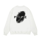 Purple Brand Sweatshirt Loose Crew Neck Sweater