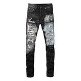 Amiri Jeans Embroidered Stretch Slim Fit #1322