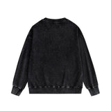 Purple Brand Distressed Sweatshirt Retro Vintage Crew Neck Sweater