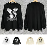 Purple Brand Long Sleeve T-Shirt Fashion Loose Long Sleeve Top