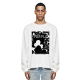 Purple Brand Long Sleeve T-Shirt Fashion Loose Long Sleeve Top