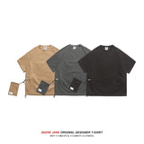 Men's T-Shirts Short-Sleeved T-shirt Men's Summer Loose Fashion Brand