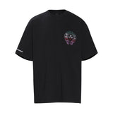 CHH Chrome Heart T Shirts Horseshoe Sanskrit Cross Color Hot Diamond Short Sleeve T-Shirt