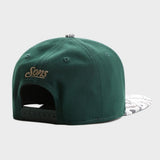 Trendy flat brimmed hat letterc