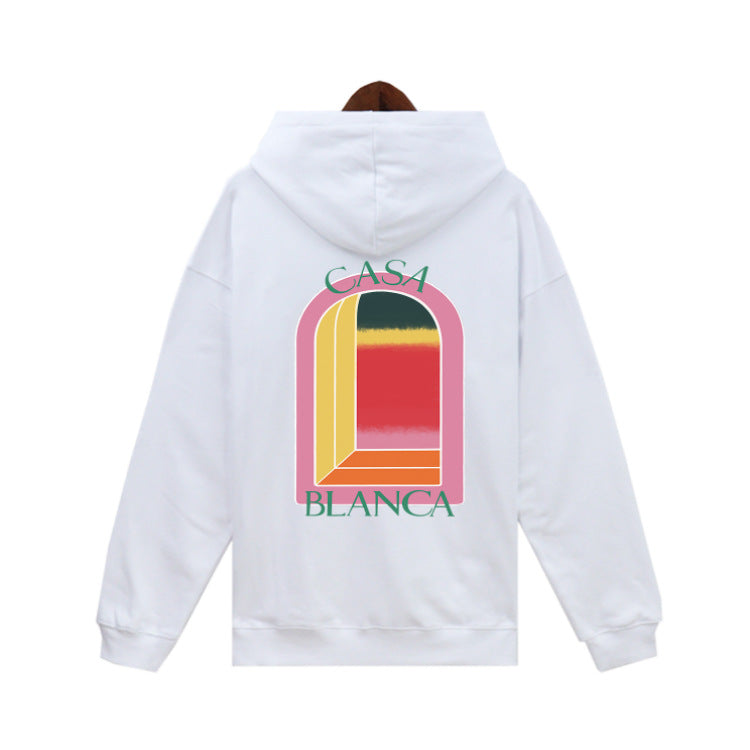 Casablanca Hoodie Autumn/Winter Alphabet Painted Textile