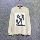 Purple Brand Long Sleeve T-Shirt Fashion Loose Long Sleeve Top
