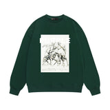 Purple Brand Sweatshirt Loose Crew Neck Sweater