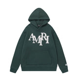 Amiri Hoodie AMI Patch Embroidered Letter Pattern Hooded Sweater